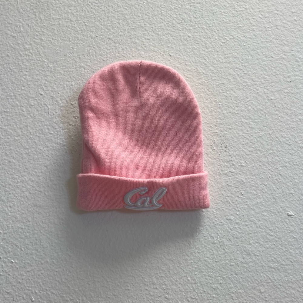 Pink Cal Golden Bears beanie